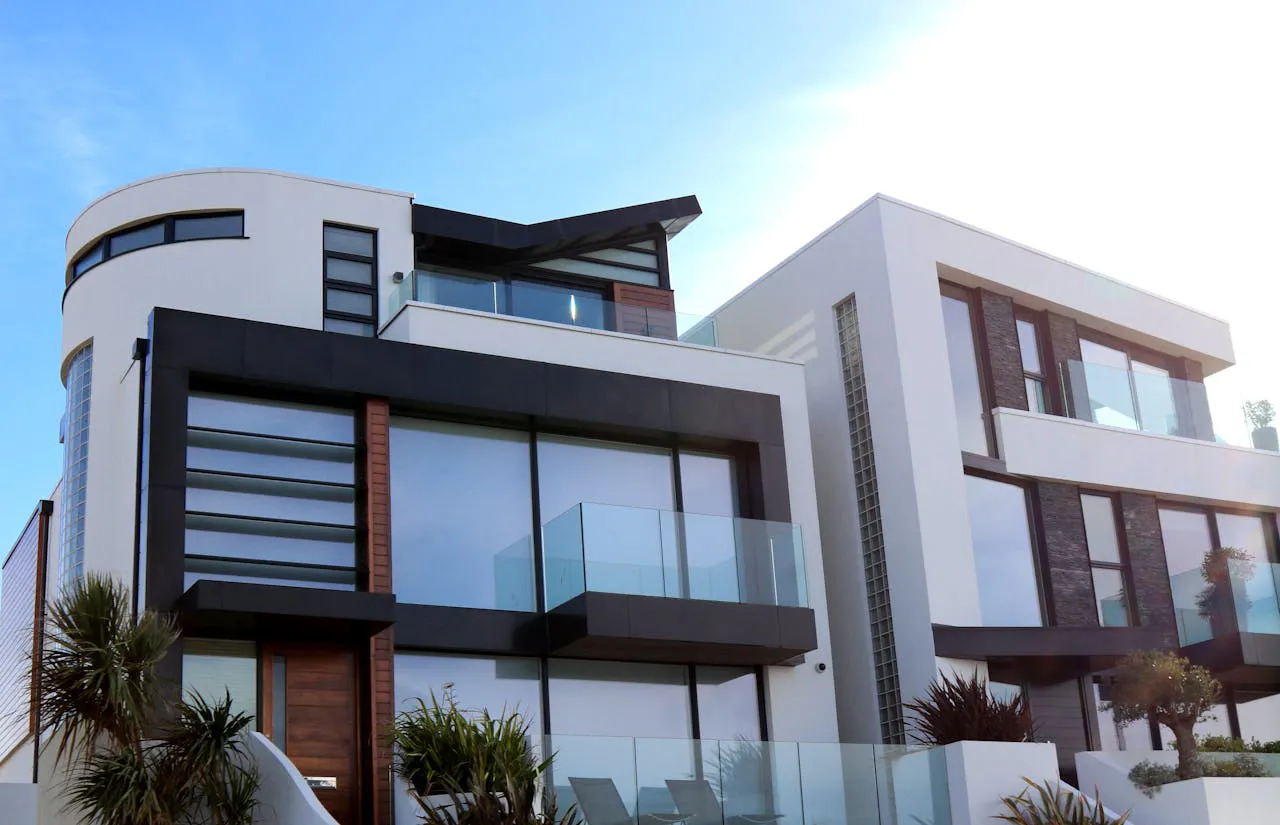 A large modern house