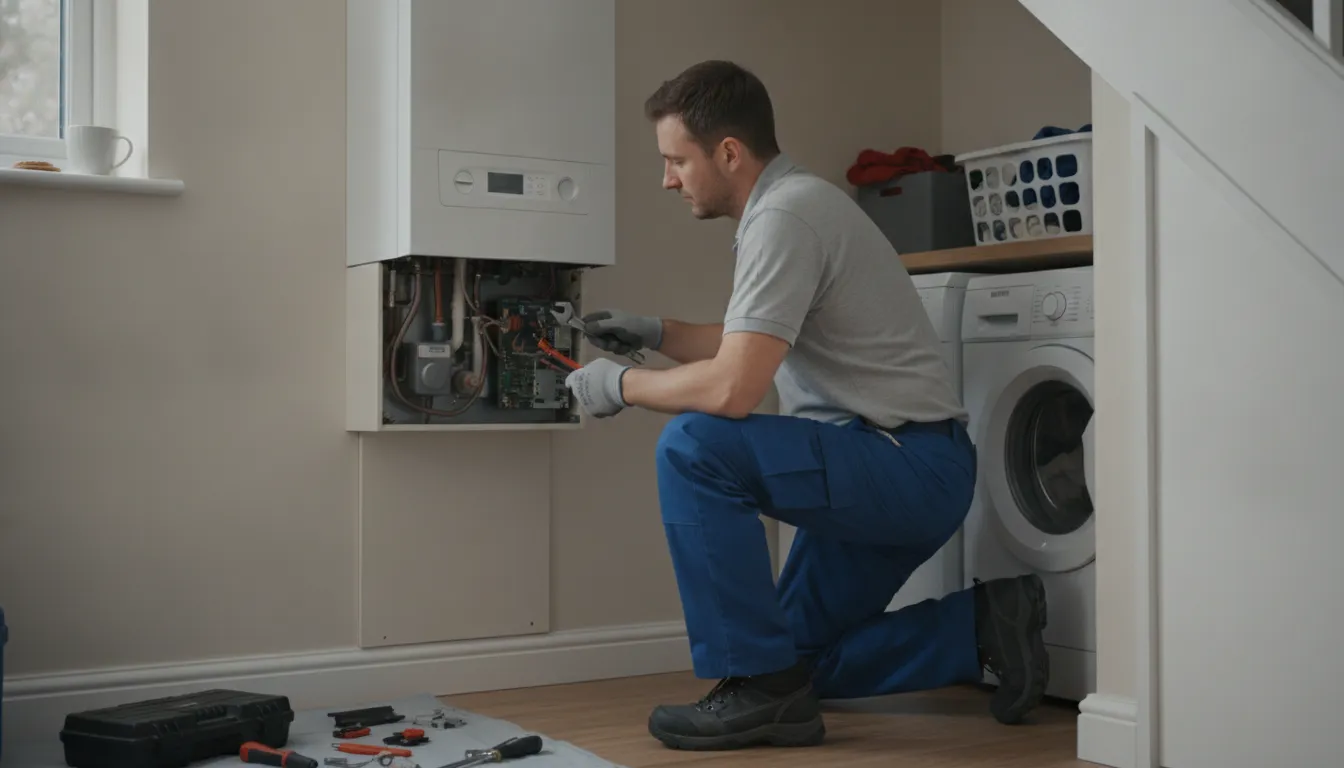 Domestic boiler maintenance